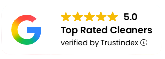 Google 5.0, Top Rated Cleaners, verified by Trustindex